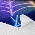 thumbnail image 5 of Erosebridal Neon Rainbow Gamepad Twin Quilt Set for Boys Men, Spider Web Print Twin Coverlet Set, 2pcs, 5 of 7