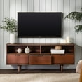 thumbnail image 5 of Walker Edison TV Stand for TVs up to 65", Walnut, 5 of 27