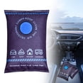 thumbnail image 2 of 1 Pc Car Dehumidifier Bag Moisture & Damp Absorber for Windscreens & Interior Leakproof, Reusable Dashboard Dehumidifier & Condensation Remover, 5.11x3.54 Inch, Blue, 2 of 9