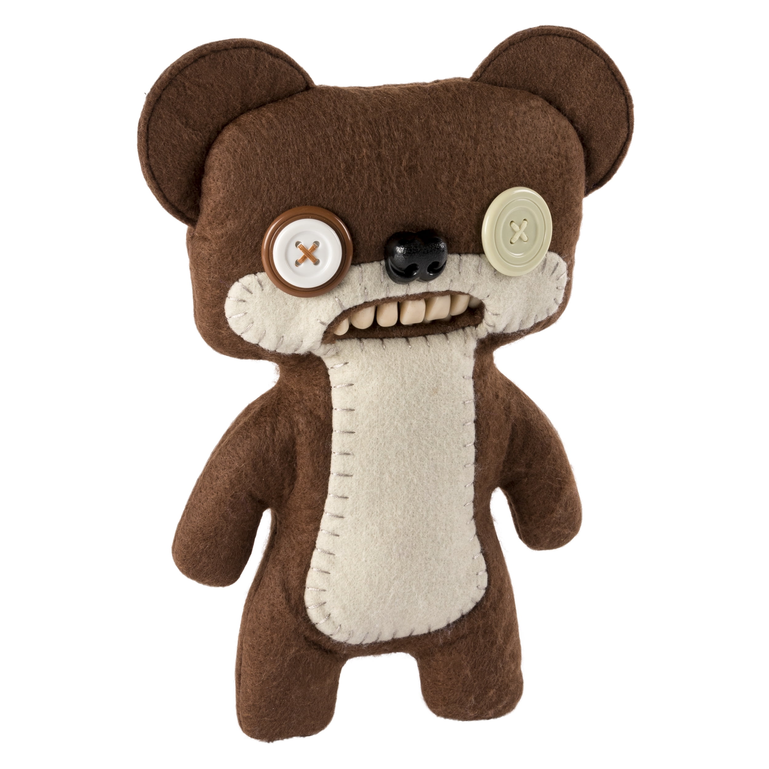 Fuggler Funny Ugly Monster 9 inch Teddy Bear Nightmare Brown