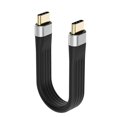 thumbnail image 1 of 4K USB-C 3.1 Gen 2 Cable 10G Emark Chip Short Type C USB-C to USB-C Video Sync Charger Cable PD 60W, 1 of 5