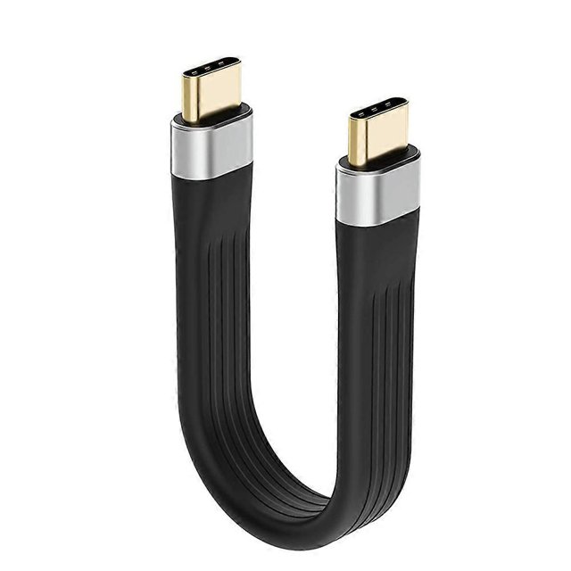 4K USB-C 3.1 Gen 2 Cable 10G Emark Chip Short Type C USB-C to USB-C Video Sync Charger Cable PD 60W
