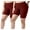Burgundy, variant on ZQUUVOU Womens Biker Yoga Shorts High Waisted Tummy Control Athletic Gym Shorts with Pockets