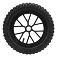 thumbnail image 2 of 12.5x2.75 Rear Wheel Rim Tire Assembly, Rubber Enhanced Grip Dirt Bike Rear Wheel Rim Tire Assembly  for 2 Stroke 47cc 49cc Pocket Bike, 2 of 7