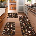 thumbnail image 3 of Country Kitchen Rug: Mushrooms, Flowers, And Butterflies - a Vintage Country Kitchen Rug, Hallway Carpet, Made of Flannel Material, Soft And Comfortable, Easy to Clean, 3 of 15