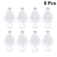 thumbnail image 5 of 8pcs Luz LED Lámpara de árbol de Navidad Luz de noche de escritorio Accesorios de fiesta Luz de fibra óptica para la tienda del hogar, 5 of 7