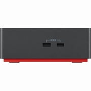 Lenovo ThinkPad Thunderbolt 4 Workstation Dock - for Workstation, Monitor, Notebook - 230 W - Thunderbolt - 4 Displays Supported - 4K, 8K - 3840 x 2160, 7680 x 4320 - 4 x USB Type-A Ports - USB Typ...
