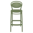 thumbnail image 3 of Compamia Marcel Contemporary Resin Indoor/Outdoor Bar Stool Olive Green, 3 of 5