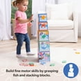 thumbnail image 6 of Melissa & Doug® Ms. Rachel™ Sort and Count Nesting and Stacking Blocks with Wooden Fish Preschool Learning Toy for Boys, Girls - FSC Certified, 6 of 10