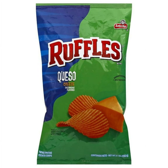Ruffles Potato Chips Queso 8.0 oz