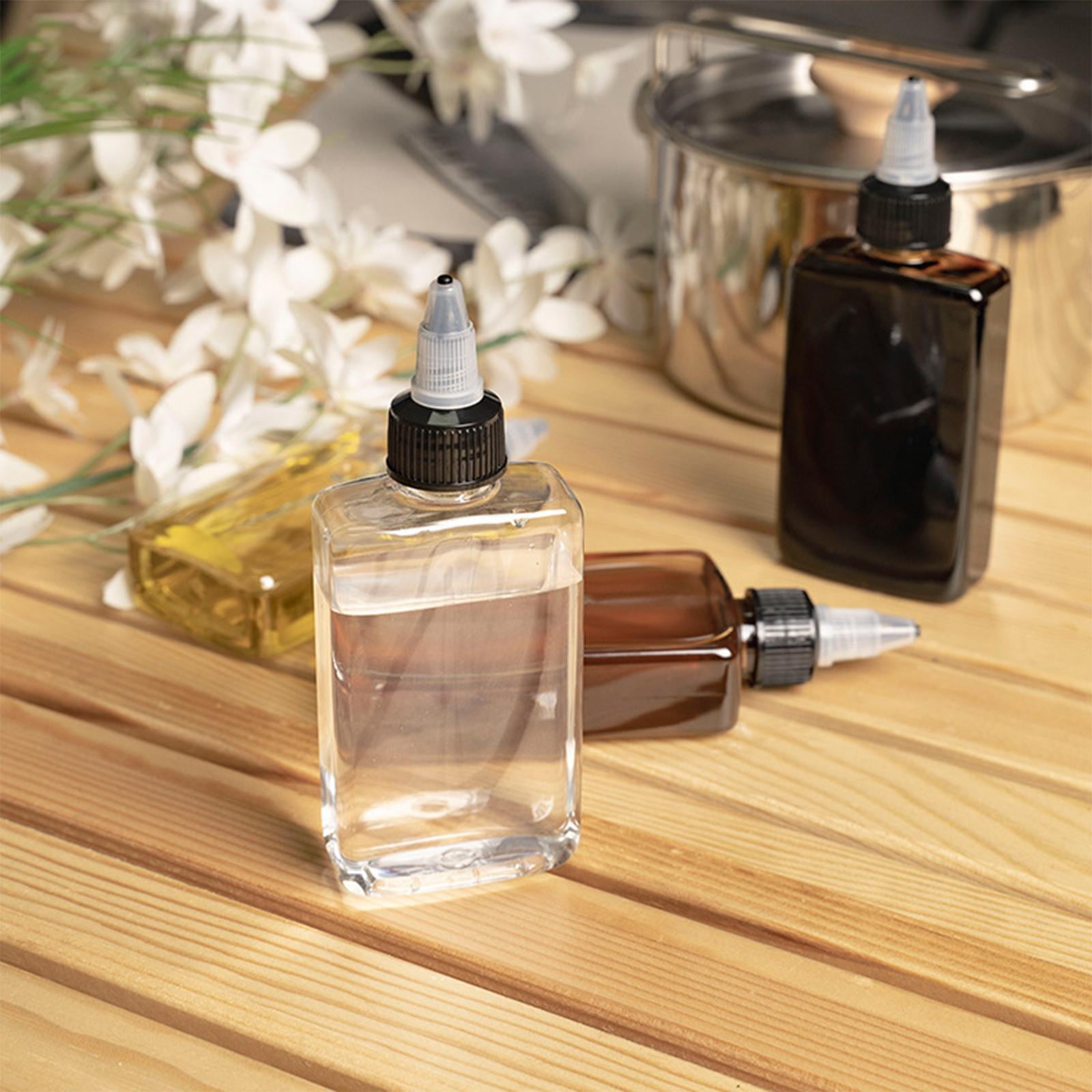 3Pcs PET Liquid Seasoning Bottles Condiment 100ml Sealed Sauce Spice