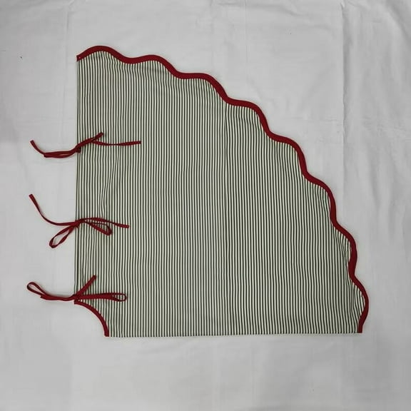 New Era Creation Mint green Indian Floral Hand Block Printed Cotton Cloth Christmas Tree Skirt, Holiday Farmhouse Christmas Party