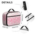 thumbnail image 6 of Kawaii Cat and Tea Pink Pattern Insulated Lunch Bag Teens,Bento School Lunch Bag for Teens for Work,Picnic or Travel 10.6x7.7x4.3 Inches,12 Can Capacity, 6 of 6