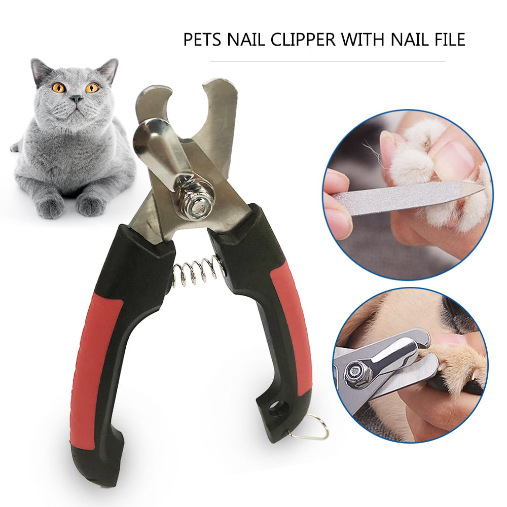 Professional Pet Dog Nail Clipper with Lock and Nail File Grooming Scissors  Clippers for Animals Cats Size S | Walmart Canada