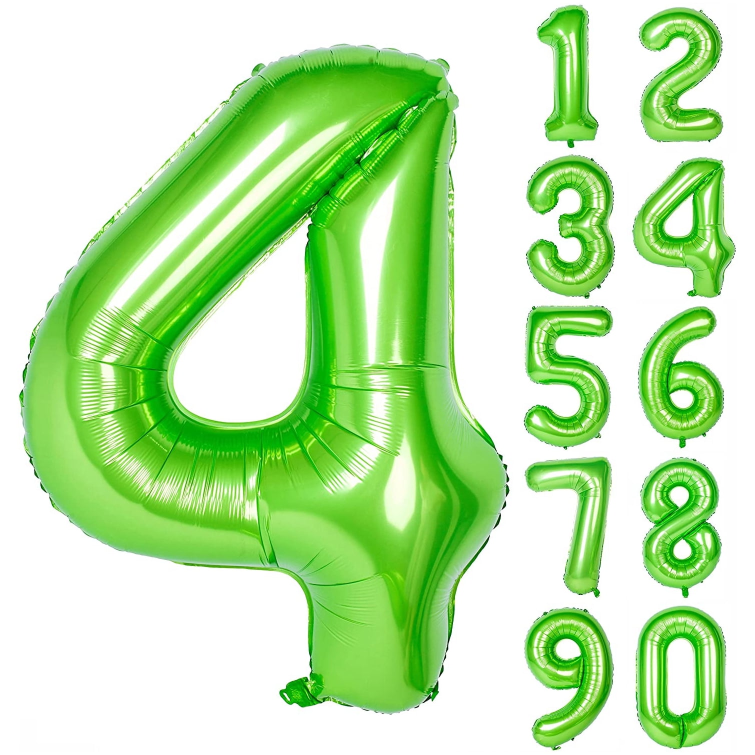 Pupple Large 40 Inch Numbers Birthday Party Wedding Decorations Helium Foil Mylar Big Number Balloon Digital Number 3 Balloon
