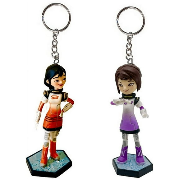Miles From Tomorrowland Phoebe & Loretta Key Ring Keychain PVC Figure Charm New