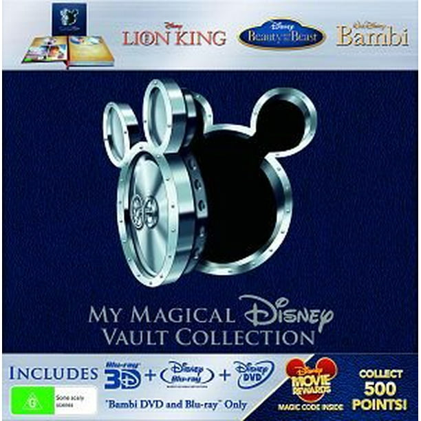 My Magical Disney Vault Collection 8 Disc Box Set The Lion King Beauty And The Beast