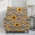thumbnail image 2 of Whosucclay Aztec Tribe Geometric Sunflower Print Recliner Covers 4 Pieces Recliner Slipcovers Furniture Protector Dog Couch Recliner Cover with Pocket Washable Reclining Chair Protector for Pets, 2 of 8