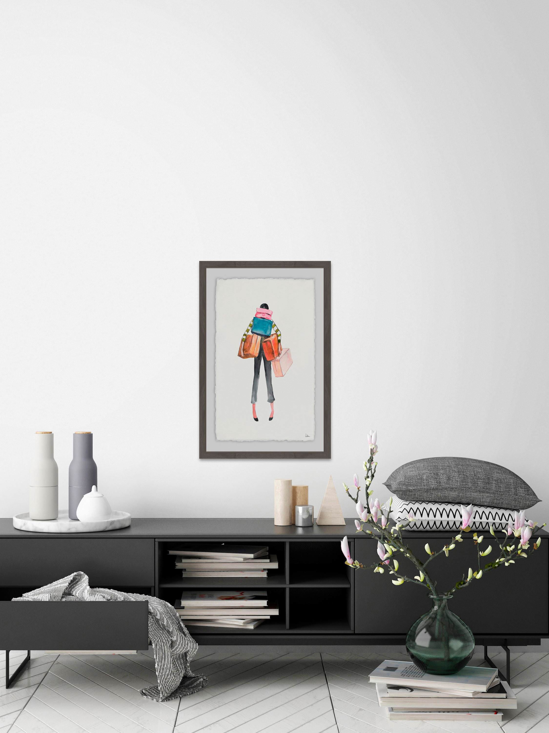 Wandering Framed Painting Print