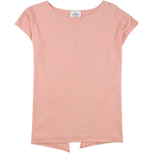 A-Line T-Shirt Basique pour Femme, Rose, PXS