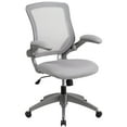 thumbnail image 2 of BizChair Mid Back Lumbar Support and 360 Degree Swivel Task Desk Chair, Gray, 2 of 13