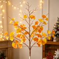 thumbnail image 4 of Artificial Yellow Branches Decorative Leaf Stems For Wedding Backdrop Vase Arrangement Fall Home Decor, 4 of 7