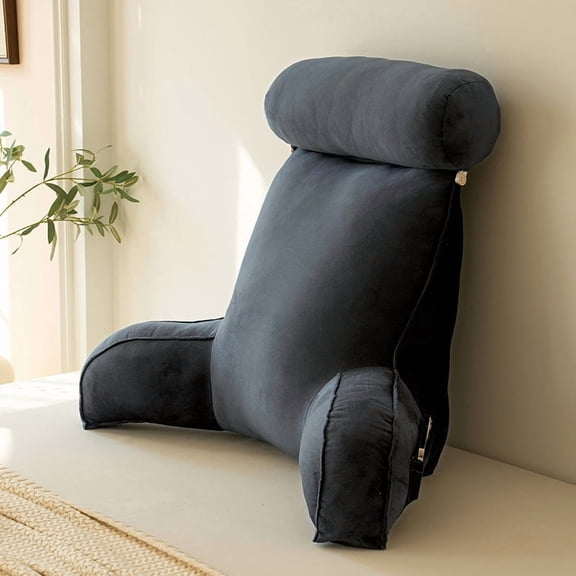 CNV Cozy Lumbar Reading Pillow | Multi-Use Dorm Bed Headrest & Sofa Back Cushion | Ergonomic Waist & Neck Support Pillow 🛌✨