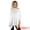 White, variant on DARING DIVA Women's Stylish Turtleneck Drop Sleeve Sweater XS White