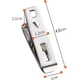 thumbnail image 3 of Pinzas para ropa de acero inoxidable versátiles, resistentes al viento, pinzas de sujeción fuertes para uso familiar, fáciles de pellizcar que no dañan la tela, ayudas para colgar que ahorran espacio, 3 of 5