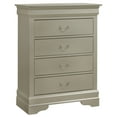 thumbnail image 2 of Glory Furniture Louis Phillipe G3103-BC Silver Champagne Chest, 2 of 7