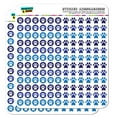 thumbnail image 1 of Paw Print Dots Planner Calendar Scrapbooking Crafting Stickers - Blue, 1 of 3