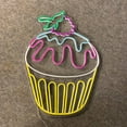thumbnail image 4 of Glowneon Cupcake Neon Sign, Bakery Coffee Shop Decor, Signboard, 4 of 4