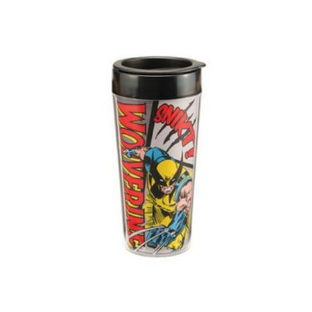 UPC 733966082727 product image for Marvel Wolverine 16 Oz Plastic Travel Mug (Vandor, Llc) | upcitemdb.com