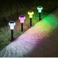 thumbnail image 1 of Luces solares para caminos COZY-PAVILION de 9,2 pulgadas, 4 unidades, impermeables, 1 of 7