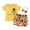 Z14Yellow, variant on Utlike Girls 2-Piece Outfit Sets Kids Toddler Baby Ruffled Sleeve Letter Tops Sunflower Leopard Print Shorts Pants 2Pcs Outfits Set Girls Coordinated Sets Size 2 Years-3 Years