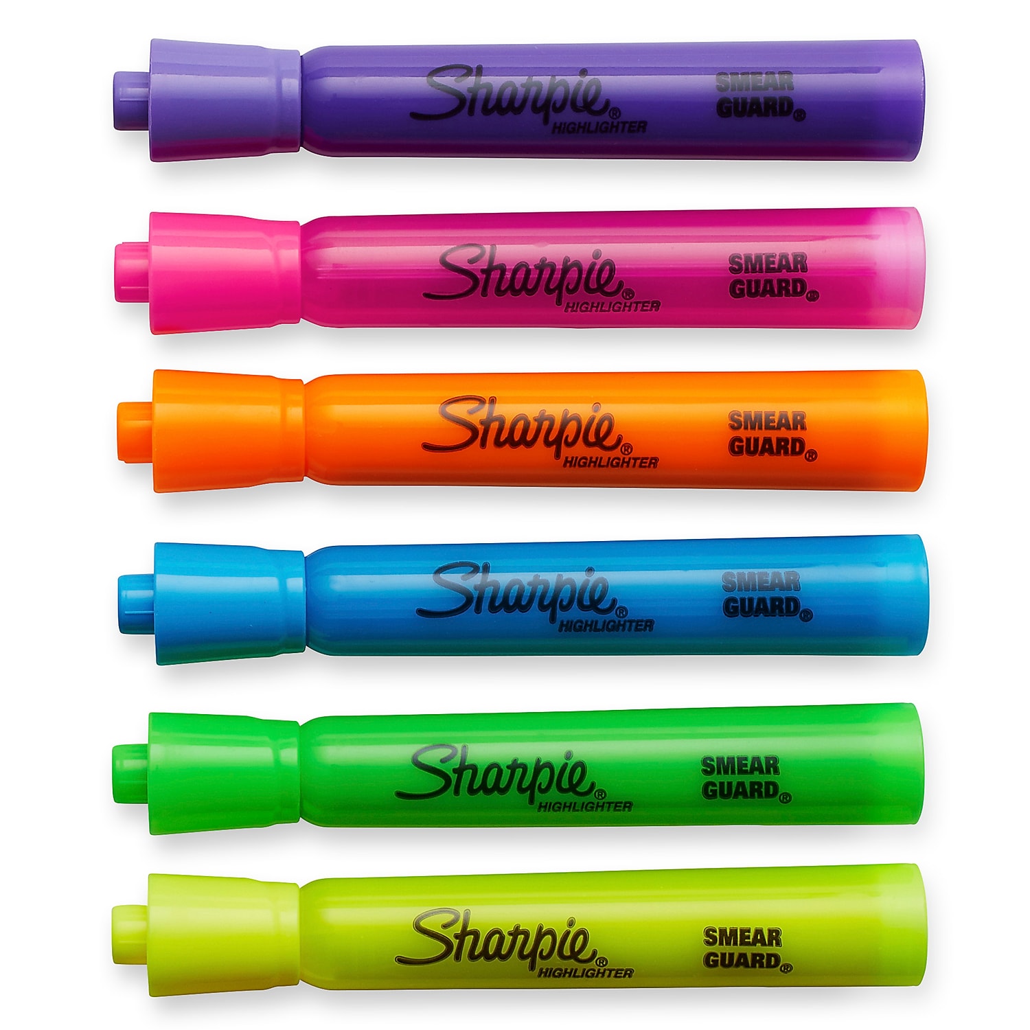 Sharpie Tank Style Highlighters, Chisel Tip, Assorted Fluorescent, 12 Count - image 4 of 10