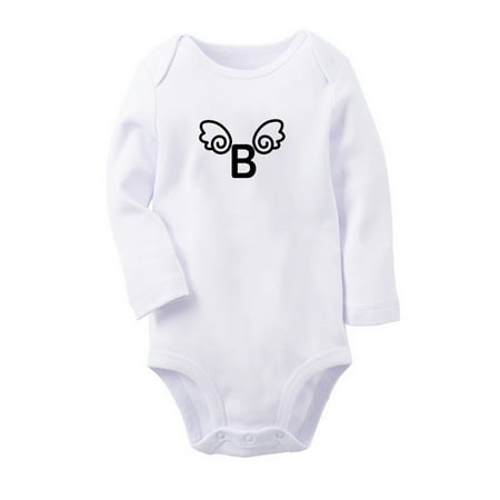 

Angel B Twins Babies Rompers Newborn Baby Unisex Bodysuits Infant Jumpsuits Toddler 0-12 Months Kids Long Sleeves Oufits (White 6-12 Months)