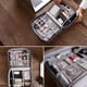 thumbnail image 2 of Organizador De Almacenamiento Bolsas de almacenamiento impermeables para cables de datos de viaje Gadget Wire Zip Packs (gris), 2 of 5