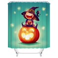thumbnail image 1 of 71 Inch x 71 Inch Halloween Shower Curtain Liner Window Curtains, Halloween Decorations Theme Decor Props Bathroom,A7, 1 of 2