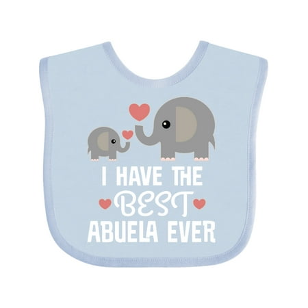 

Inktastic Best Abuela Ever Grandchild Gift Gift Baby Boy or Baby Girl Bib