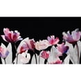 thumbnail image 3 of Loreth, Lanie 18x12 Black Modern Framed Museum Art Print Titled - Triple Whisper Panel on Black, 3 of 5