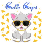 Cutie Caps 40 pack Large Canary Yellow Soft Nail Guard for Cat Paws / Claws