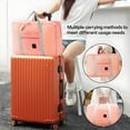 thumbnail image 4 of GASTROPOD Large Suitcase Travel Duffel Bag Carryon Luggage 22 X 14 X 9 Airline Approved Hand Luggage Carryon Luggage 22 X 14 X 9 Airline Approved Pink, 4 of 6