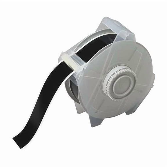 Brady Label Tape Cartridge, Black, Labels/Roll: Continuous 113133
