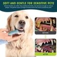 thumbnail image 6 of PET FORTUNA 360º Dog Finger Toothbrush, Cat Toothbrush, Dog Tooth Brushing Kit, Dog Teeth Cleaning Kit, Dog Dental Care, for Use with Dog Toothpaste and Cat Toothpaste (2-Pack) (Blue), 6 of 7