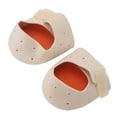 thumbnail image 4 of 2 protectores de talón transpirables para fascitis plantar, almohadillas de soporte para el talón, alivio del dolor, mangas del talón, color de piel S, 4 of 5