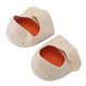thumbnail image 4 of 2 protectores de talón transpirables para fascitis plantar, almohadillas de soporte para el talón, alivian el dolor, color piel S, 4 of 14