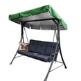 thumbnail image 4 of ZheElen Housse Supérieure de Balancelle Auvent Extérieur Pare-Soleil Composant Toit Raccord Professionnel Housses Imperméables Remplacement Accessoires de Hamac Vert Type A, 4 of 8