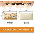thumbnail image 2 of Fall Maple Leaf Lumbar Decorative Throw Pillow Covers 12 x 20 Set of 4, Hello Autumn Leaves Thanksgiving Rectangle Cushion Case Decor, Bless Our Home Sweet Home Farmhouse Sofa Couch Decoration, 2 of 6