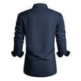 thumbnail image 5 of sogami Men's Wrinkle-Resistant Long Sleeve Button Down Shirt Stretch Casual Shirt, 5 of 6